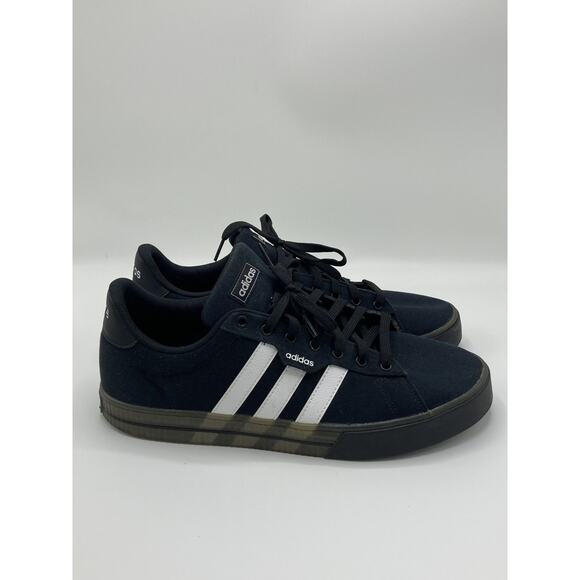 Size 12 - adidas Daily 3.0 Translucent Outsole - Black White - Picture 1 of 11